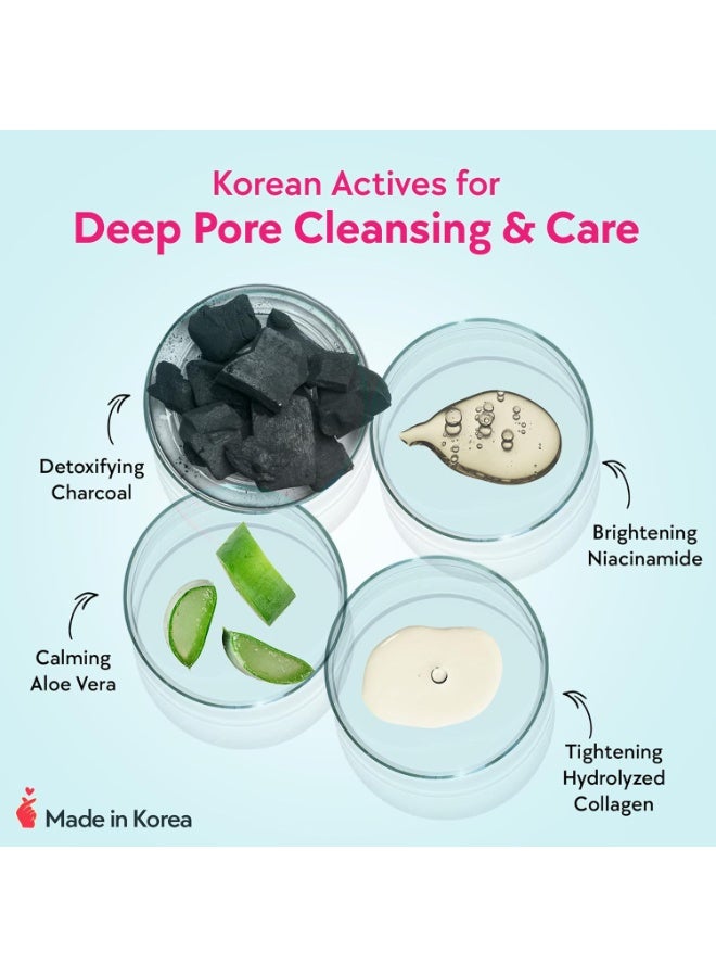 Chicnutrix Korean Black Charcoal Face Sheet Mask – Detoxifying & Pore Tightening (Pack of 6) - Image 4